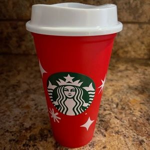 Starbucks Holiday Reusable Cup Brand New Never Used